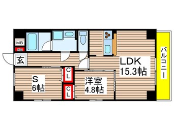 間取図 ＧＲＡＮ　ＤＵＫＥ千代田