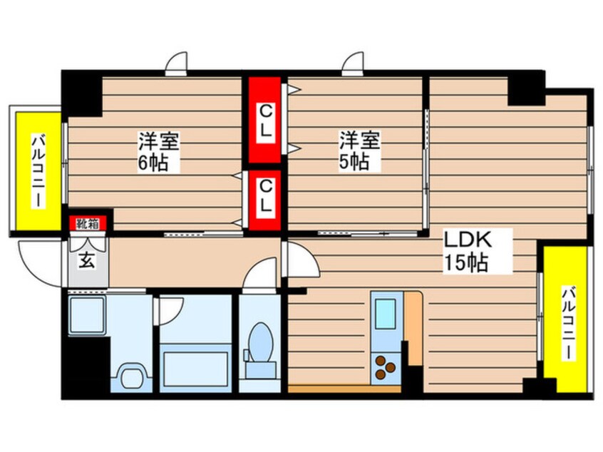 間取図 グランドコ－ト