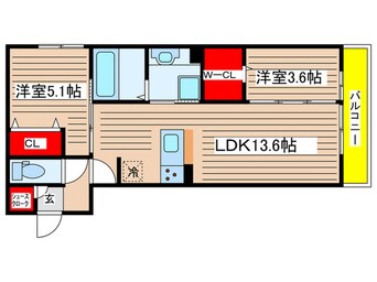 間取図 仮)GRAND D-room豊田市若林西町