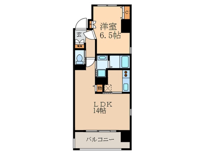 間取り図 Ｃａｎａｌ　Ｃｏｍｆｏｒｔ