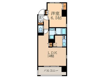 間取図 Ｃａｎａｌ　Ｃｏｍｆｏｒｔ