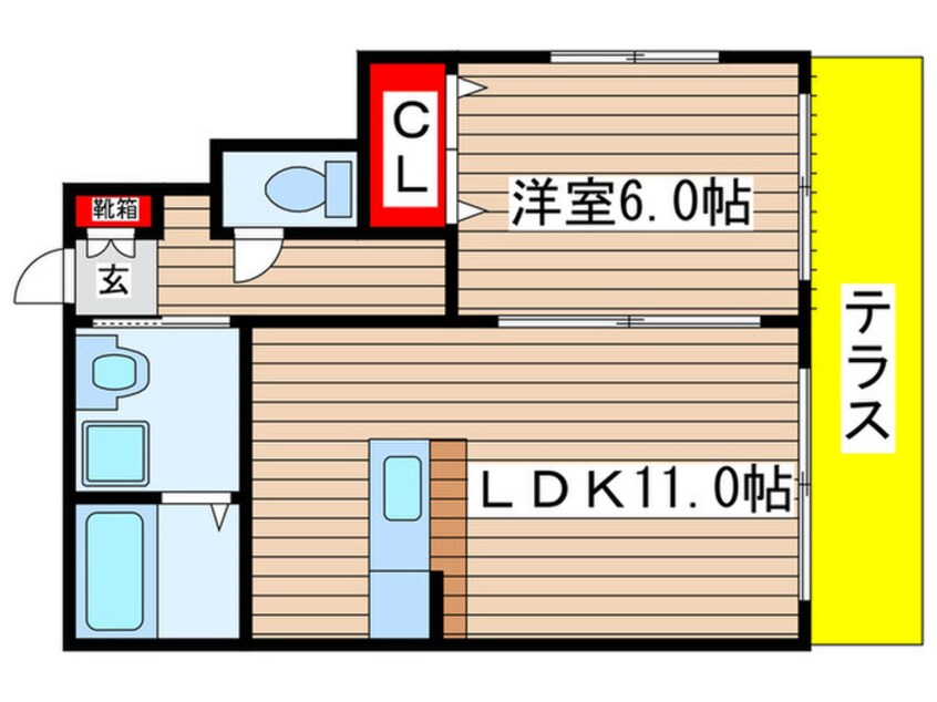 間取図 グレイス幡野