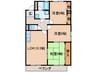 メゾン志水 3LDKの間取り