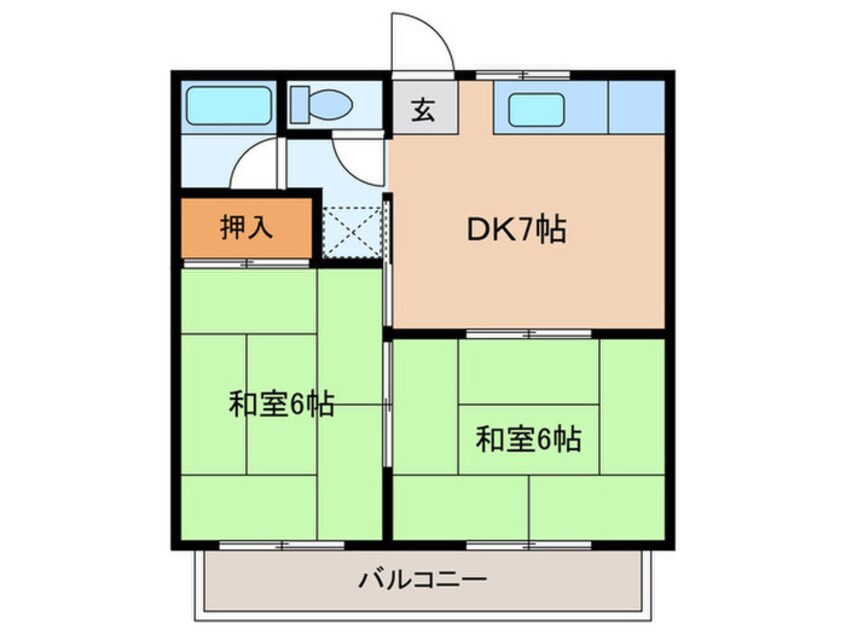 間取図 グリーンハイツ