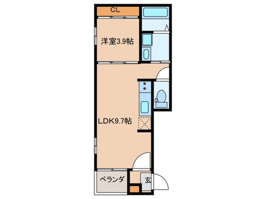 間取図 レガーロ志賀本通