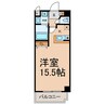 グラシアス 1Rの間取り