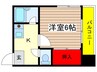Ａｔともえ 1Kの間取り