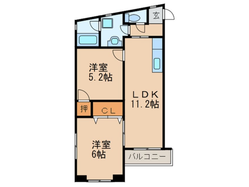 間取図 堀田マンション