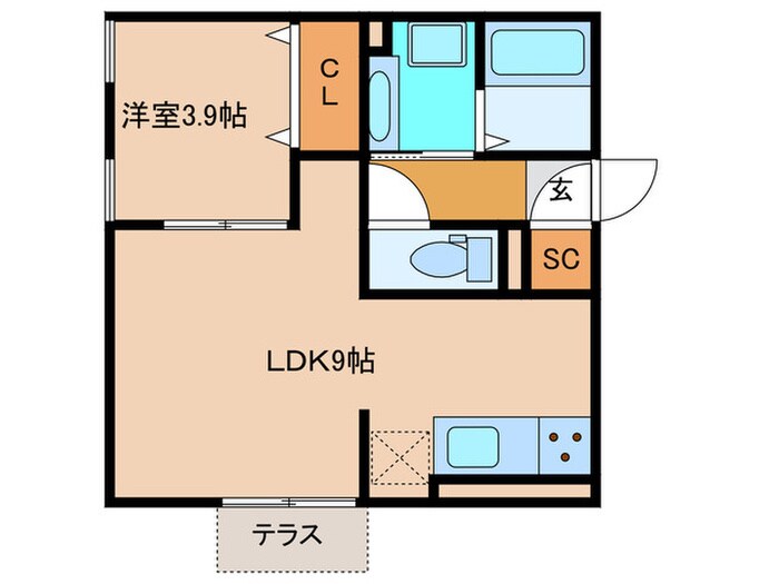 間取り図 スカイコート　Ⅰ－Ａ