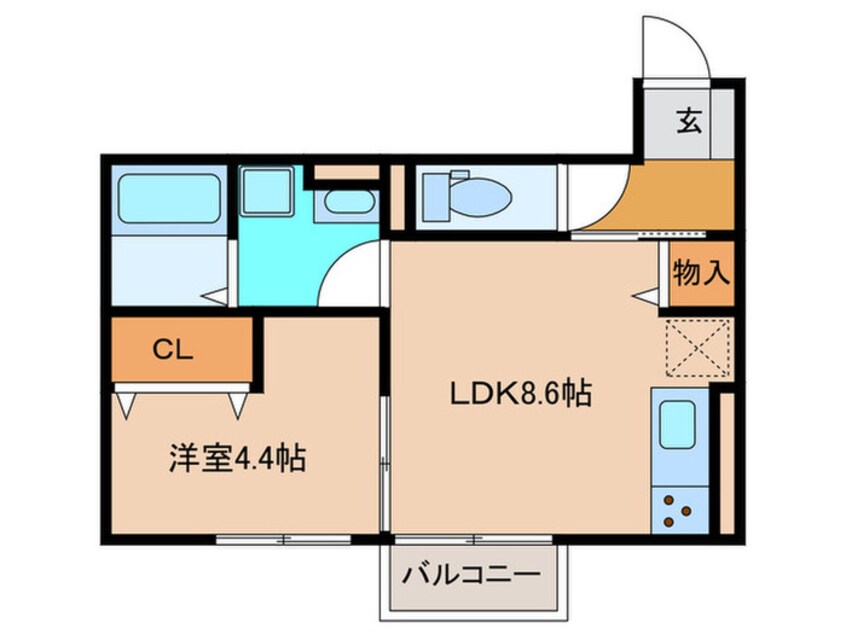 間取図 スカイコート　Ⅰ－Ａ