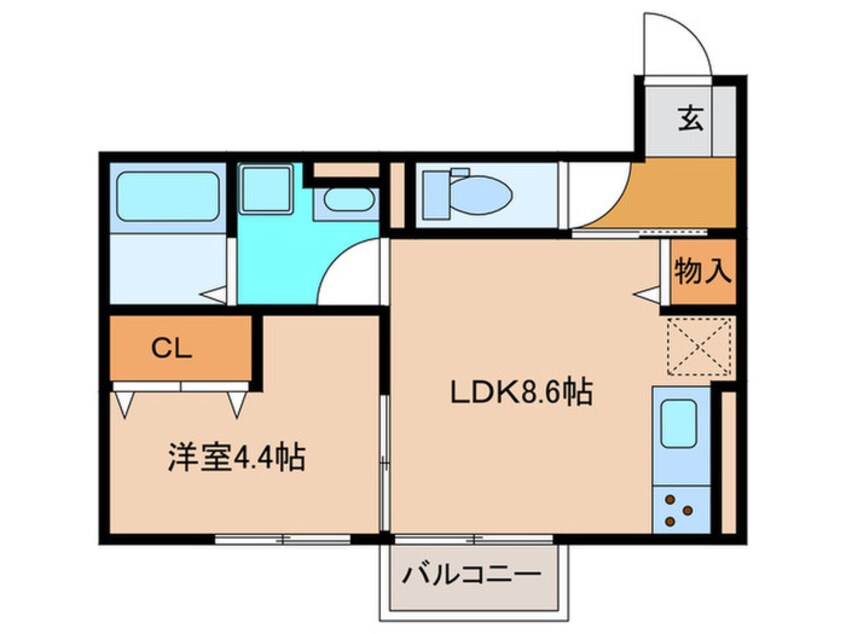 間取図 スカイコート　Ⅰ－Ａ