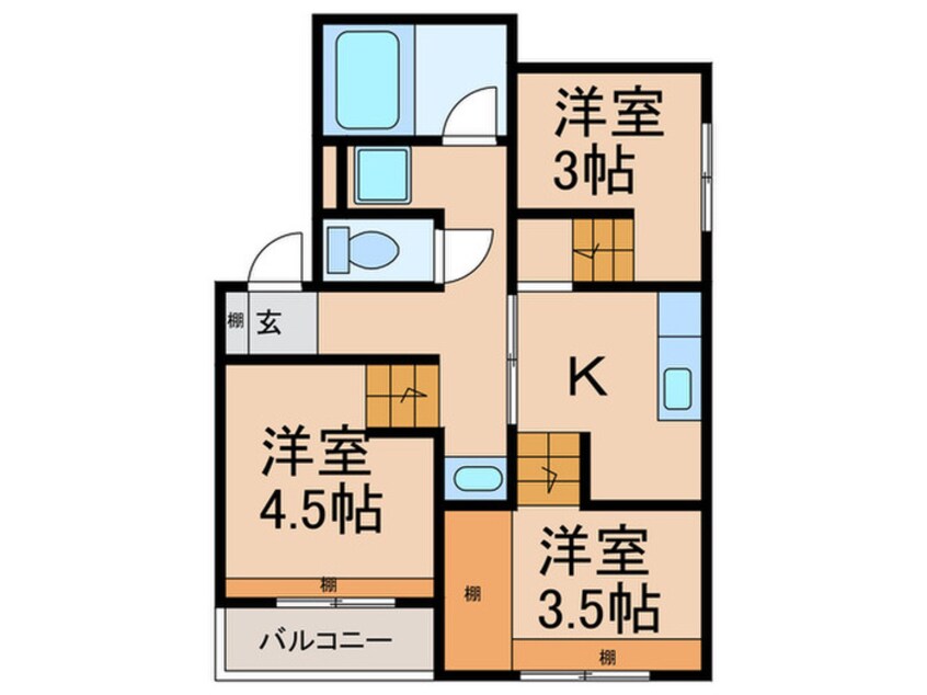 間取図 Chou　Chou一社