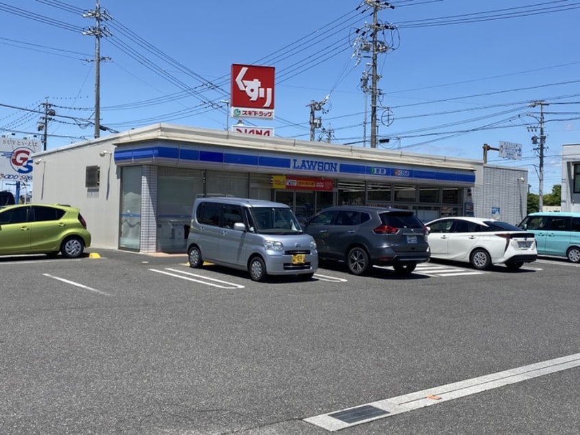 ローソン知立団地入口店(コンビニ)まで1297m ユニオンハイツ八橋Ａ