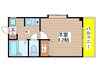 パラド－ル 1Kの間取り