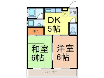 間取図 高道ハイツ