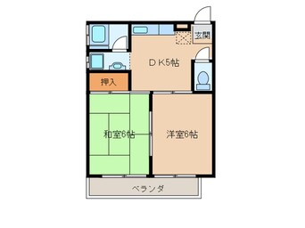 間取図 高道ハイツ