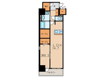 間取図 ロイジェント日吉