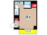 オーガスタ広路本町 1Rの間取り