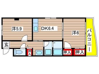 間取図 オーガスタ広路本町