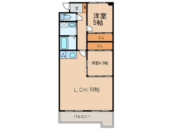 間取図 ディアコート池下