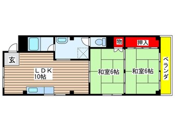 間取図 シャンポール原Ⅱ