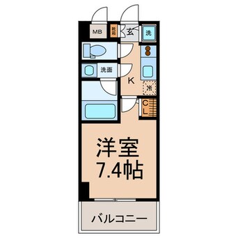 間取図 カーサビアンカ黒川