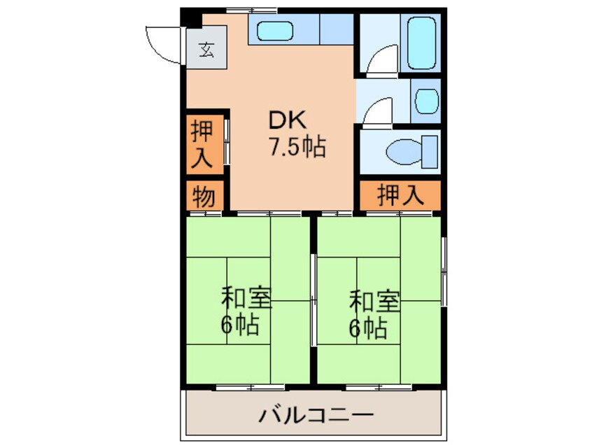 間取図 キリン堂ビル