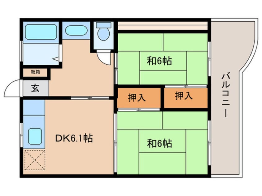 間取図 キリン堂ビル