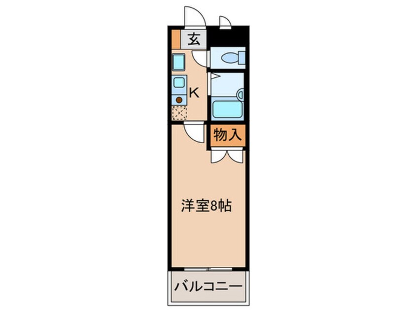 間取図 ウエストタウン福田