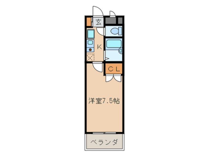 間取図 ウエストタウン福田