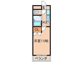 間取図 ウエストタウン福田