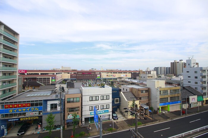 室内からの展望 ウエストタウン福田