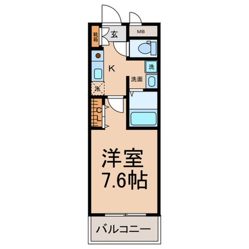 間取図 コートデリヴィエール上飯田