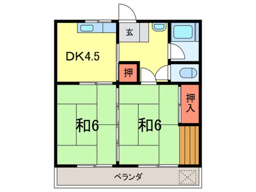 間取図 堀切ハイツ