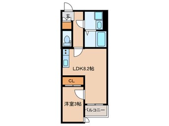 間取図 Coco Cat 岩塚