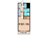 ハイツ山光 1Kの間取り