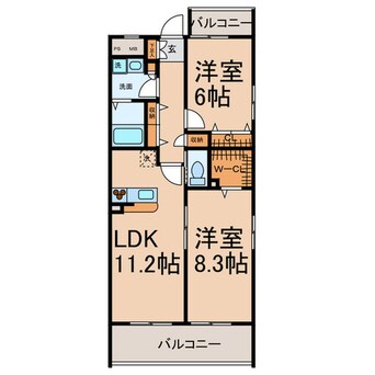 間取図 Ｇ-ＰＬＡＣＥ282