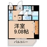 ピースプレイス牛巻 1Kの間取り
