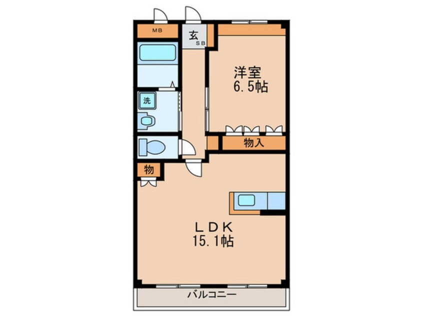 間取図 グランディール