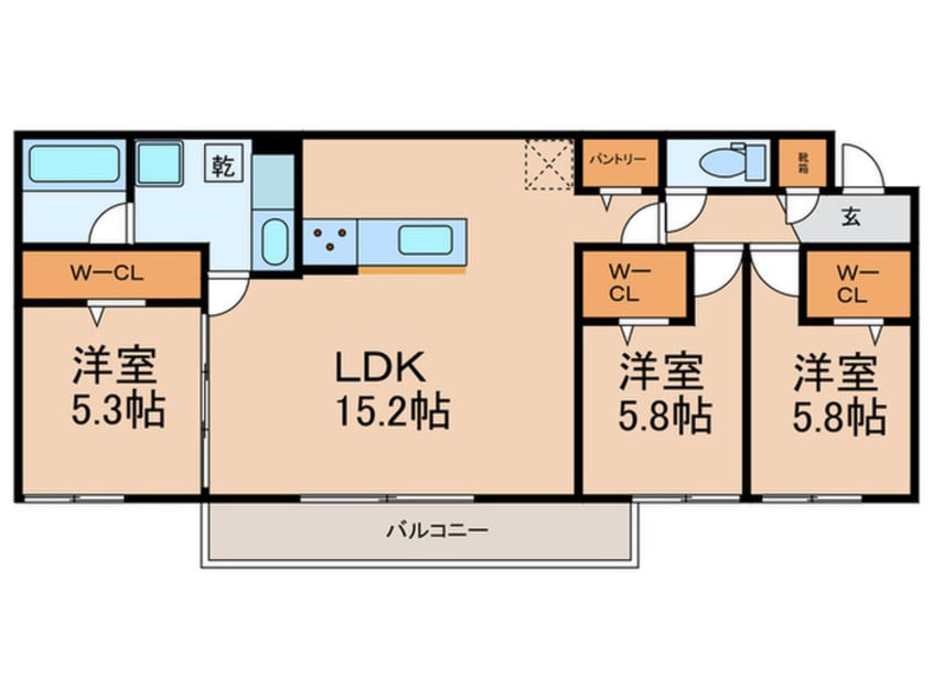間取図 シャンドフルール