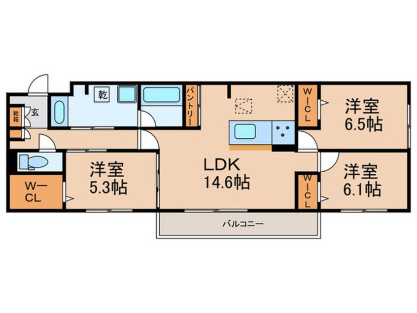 間取図 シャンドフルール