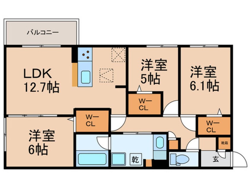 間取図 シャンドフルール