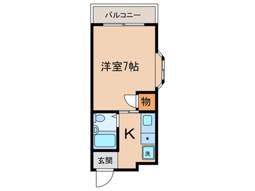 間取図 リバ－サイドマンヒロ