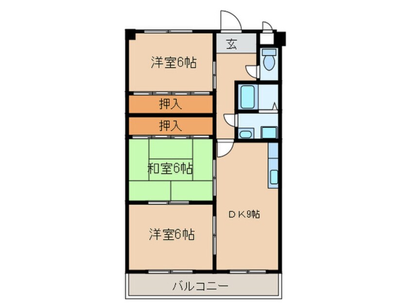 間取図 フォレスト勝川