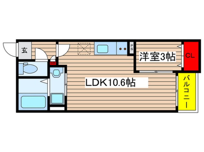 間取図 Jack inaeiⅠ