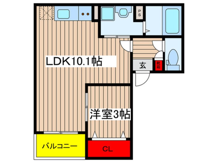 間取図 Jack inaeiⅡ