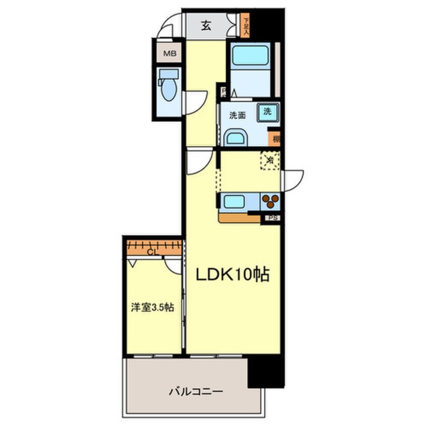 間取図 グランシャリオ栄