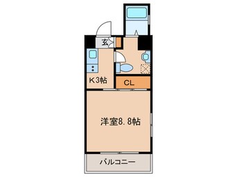 間取図 グランデ浅間町