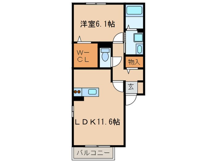 間取り図 ハイツ春陽　森末