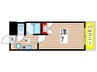 シャトル山貴 1Kの間取り